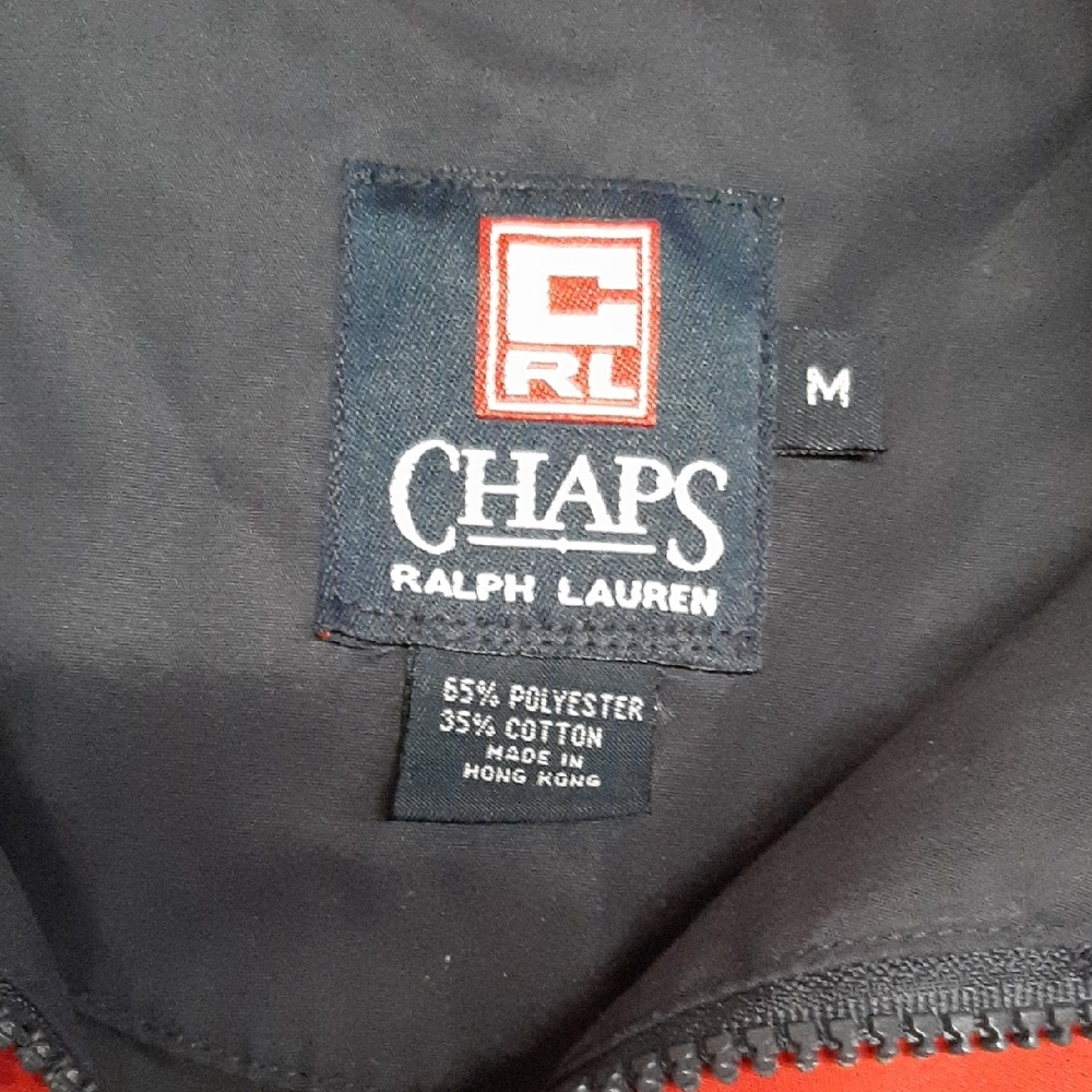Chaps Red And Navy Pullover Jacket - image 2